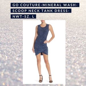 Go Couture Mineral Wash Tank Dress NWT sz. L